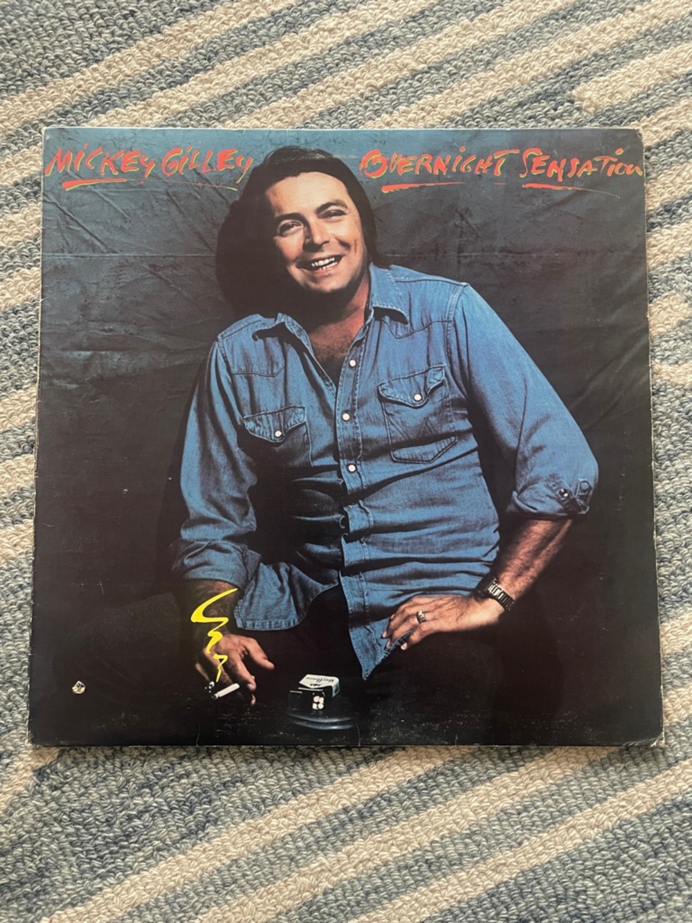 3/$25 Mickey Gilley "Overnight Sensation" Album 1975 Country